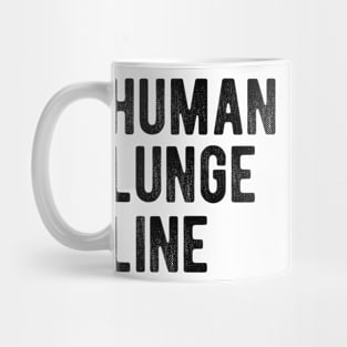 Human Lunge Line Mug